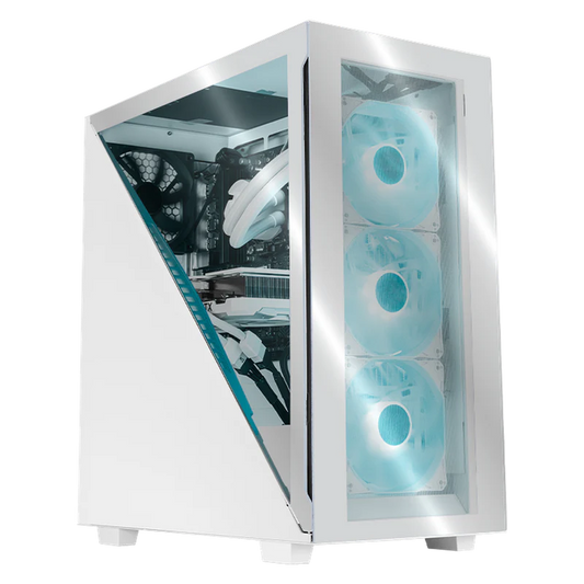 PC Gaming Geforce RTX 4070 TI Super AMD Ryzen 7 9700X 32GB DDR5 SSD 2TB Sistema Liquido WIFI Divider White